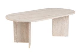 Prekė su pažeista pakuote. Kavos staliukas Nordure Sable, rusva sp., 60 cm x 119 cm x 40 cm