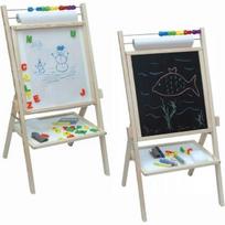 Prekė su pažeista pakuote. Dvipusė magnetinė lenta su popieriaus ritiniu 4in1, 43 cm x 89 cm