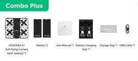 HoverAir X1 Drone - Combo Plus Retail - Black