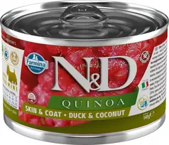 Farmina N&D Quinoa Dog Mini Adult Skin & Coat Duck & Coconut 140 g | F021QU0111 | 8606014102376