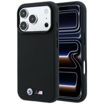 BMW M Quadrille Kevlar Metal Logo MagSafe Case for iPhone 18 Pro Max / 17 Pro Max Black
