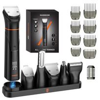MAXGROOM JK-666 6-in-1 trimmer for beard, hair, body, nose and ears IPX6 - black