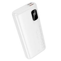 Hoco J158 Pro išorinė baterija, 10000 mAh, QC, PD, 2 A, 22,5 W, balta