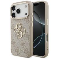 GUESS GUE005483 (PU W/ Big 4G Classic Logo) dėklas, skirtas iPhone 18 Pro / 17 Pro, spalva – rausvojo aukso