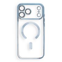 Dėklas, skirtas iPhone 18 Pro Max / 17 Pro Max: Electro Mag Cover, suderinamas su MagSafe, spalva – dangaus mėlyna