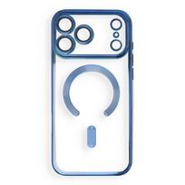Dėklas, skirtas iPhone 18 Pro Max / 17 Pro Max: Electro Mag Cover, suderinamas su MagSafe, spalva – jūrinė mėlyna