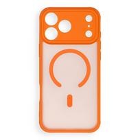 Dėklas, skirtas iPhone 18 Pro Max / 17 Pro Max: Full Matte Mag Cover, suderinamas su MagSafe, spalva – oranžinė