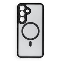 Dėklas, skirtas Samsung S26 FE: Full Matte Mag Cover, suderinamas su MagSafe, spalva – juoda