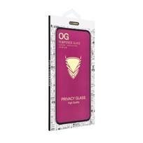 OG 6D Premium Privacy Glass privatumo apsauginis stiklas, skirtas iPhone 18 Pro, spalva – juoda