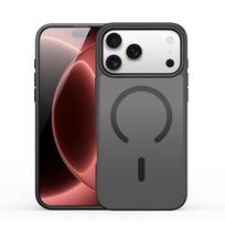 DUX DUCIS YIND dėklas, skirtas iPhone 18 Pro Max / 17 Pro Max, suderinamas su MagSafe, atviro žiedo versija, spalva – juoda