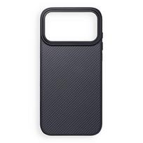 Dėklas, skirtas iPhone 18 Pro Max / 17 Pro Max: Carbon Elite Mag Cover, suderinamas su MagSafe, spalva – juoda