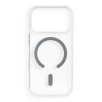 Dėklas, skirtas iPhone 18 Pro / 17 Pro: Drop Glue Colorful Ring Mag Cover, suderinamas su MagSafe, spalva – pilka