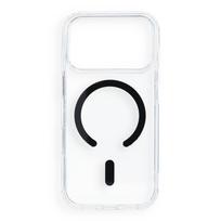 Dėklas, skirtas iPhone 18 Pro / 17 Pro: Drop Glue Colorful Ring Mag Cover, suderinamas su MagSafe, spalva – juoda