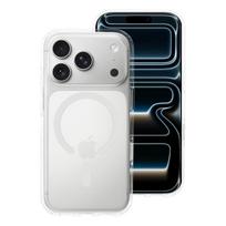 Skaidrus Forcell F-Protect Clear Hybrid Premium dėklas, skirtas Pixel 9 Pro XL / 10 Pro XL / 11 Pro XL, suderinamas su MagSafe