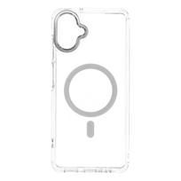 Skaidrus Frame Clear Hybrid Mag Cover dėklas, skirtas Samsung A07 / A08, suderinamas su MagSafe