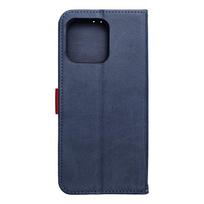Tamsiai mėlynas ir raudonas Split Book atverčiamas dėklas, skirtas Motorola G57 POWER