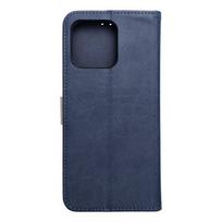 Tamsiai mėlynas ir kreminis Split Book atverčiamas dėklas, skirtas Motorola G57 POWER
