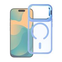 Dėklas, skirtas iPhone 18 Pro Max / 17 Pro Max: Forcell F-Protect Shadow Stand Premium, suderinamas su MagSafe, spalva – šviesiai mėlyna