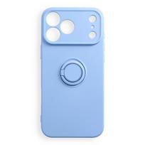 Dėklas, skirtas iPhone 18 Pro Max / 17 Pro Max: Silicone Ring, spalva – šviesiai mėlyna