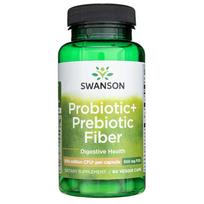 "Swanson Probiotic+ Prebiotic Fiber" 500 mg - 60 kapsulių