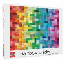 Dėlionė LEGO Rainbow Bricks 1000 dalys