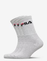 FILA Socks - Fila 3Pk Tennis Crew Logo Terry Soc - Sportinės kojinės - Pilka