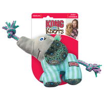 KONG Knots Carnival pliušinis dramblys žaislas šunims, 1 vnt.