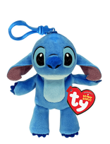 TY - Stitch - Alien Floppy Clip - Pliušinis žaislas - Mėlyna