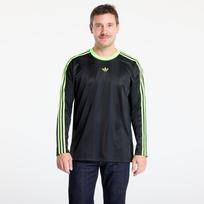 adidas Jacquard Longsleeve Jersey Black/ Siggnr - Dydis M (JX1518 Marškinėliai)