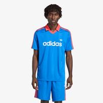 adidas Archive Collar Engineered Jersey Blue - Dydis XL (KE3579 Marškinėliai)