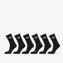 adidas Trefoil Crew Sock Cushion 6-Pack Black - Dydis S (IJ5618 Kojinės)