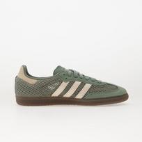 adidas Samba Og Wmns Silver Green/ Wonder White/ Gold Metallic - Dydis 40.5 (IH4002 Laisvalaikio batai)