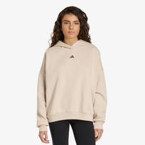 adidas 3 Stripes Studio Hoodie Crystal Linen - Dydis L (KU6078 Džemperiai)