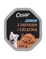 CESAR Junior su Kalakutu ir veršiena 150g drėgnas maistas šuniukams