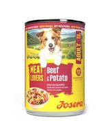 JOSERA Meat Lovers Menu Beef with Potato 400 g jautiena su bulvėmis, drėgnas maistas šunims
