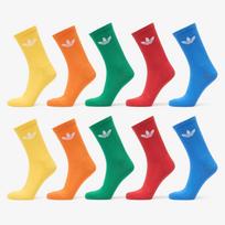 adidas Trefoil Crew Socks 10-Pack Blue/ Green/ Better Scarlet - Dydis L (KS9809 Kojinės)