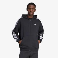 adidas Adicolor Oversize Full-Zip Hoodie Black - Dydis S (KQ8919 Džemperiai)