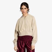 adidas Sst Double Layered Cropped Track Top Khaki Three - Dydis L (KT2228 Džemperiai)