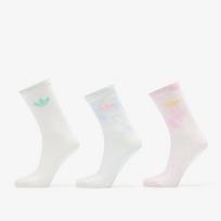 adidas Tie Dye Crew Socks 3-Pack Off White/ Wonder Beige/ Dark Brown - Dydis XS (KS9418 Kojinės)