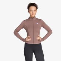 adidas 3-Stripes Studio Zip Through Jacket Earth Strata - Dydis XS (KY7998 Džemperiai)