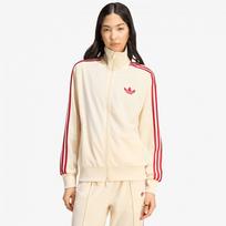 adidas Firebird Track Top Loose Warm Vanilla/ Team Victory Red - Dydis L (KS4674 Striukės)