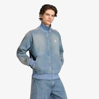 adidas Firebird Adicolor Denim Track Top Jacket Worn Blue Denim - Dydis XXL (KS4970 Striukės)