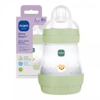 Kūdikių buteliukas Mam Baby Perfect Start, 160 ml, 1 m., žalia sp.