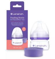 Kūdikių buteliukas Lansinoh Natural Wave, 60 ml, 0 mėn., skaidri sp.