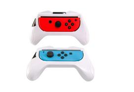 Prekė su pažeista pakuote. Nintendo Switch aksesuarų rinkinys joy-con Grip, balta sp.