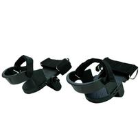 Prekė su pažeista pakuote. Treniruoklių priedas Tunturi Reha Pedal With Straps, juoda sp.