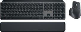 Prekė su pažeista pakuote. Belaidis klaviatūros ir pelės komplektas Logitech MX Keys S Combo 920-011614, EN, grafito sp.