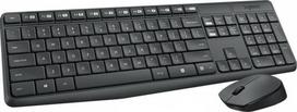 Prekė su pažeista pakuote. Belaidis klaviatūros ir pelės komplektas Logitech MK235, DE, pilka sp.