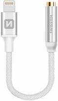 Prekė su pažeista pakuote. Adapteris Swissten Apple Lightning To 3.5mm Jack Audio 3.5 mm, Apple Lightning, 0.15 m
