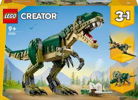 Prekė su pažeista pakuote. Konstruktorius LEGO® Creator 3in1 Tiranozauras 31151, 626 vnt.